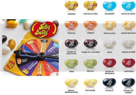 Jelly belly roleta sabores
